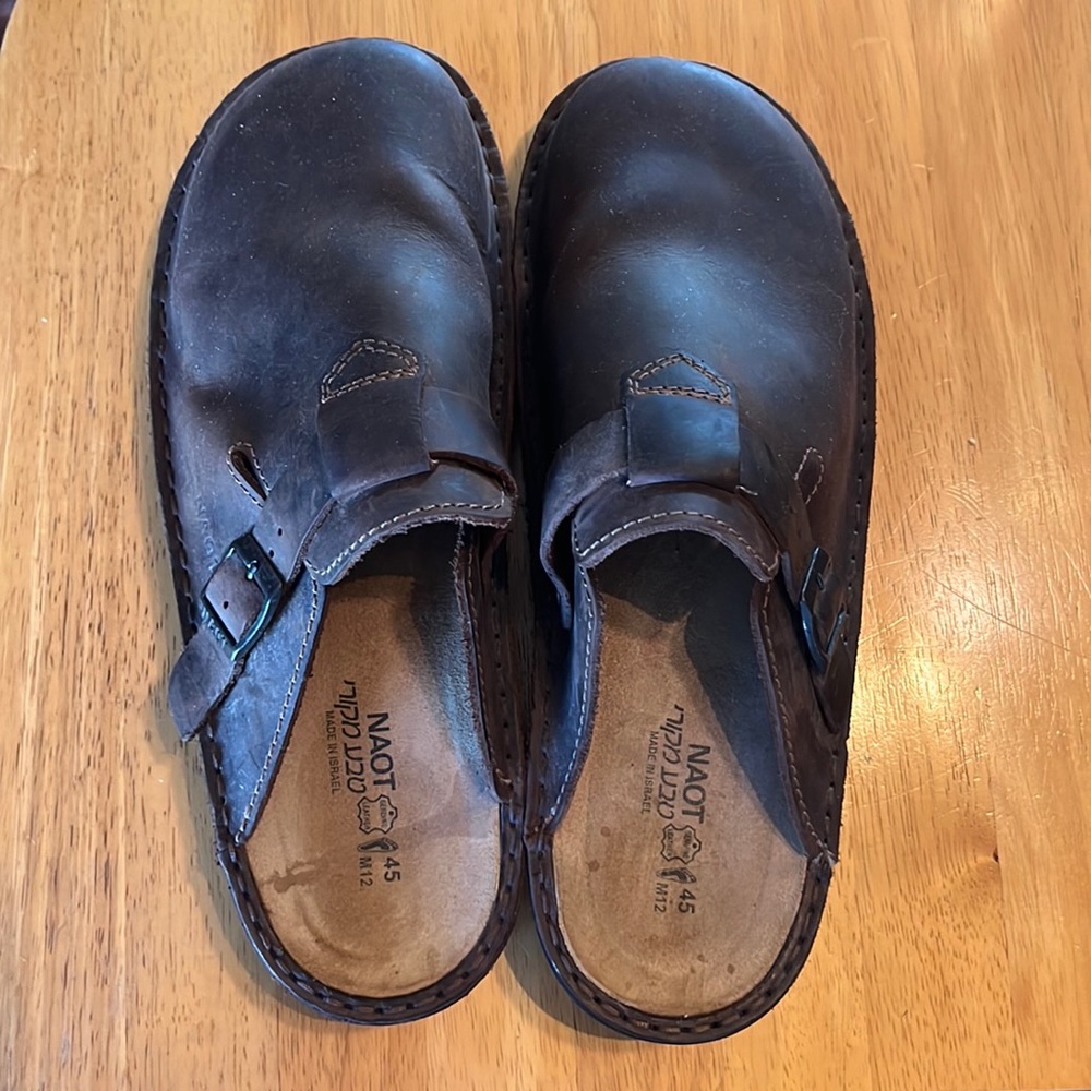 Men’s dark brown genuine leather size 12 shoes